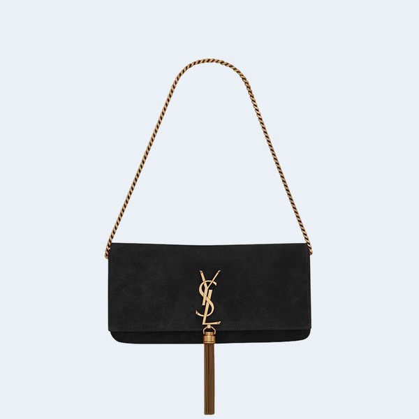 생로랑 케이트 바게트 백 블랙