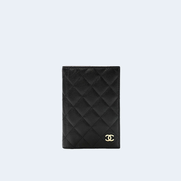 샤넬 캐비어 여권 지갑