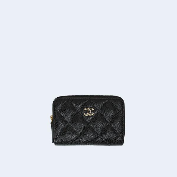 샤넬 클래식 지퍼 코인 지갑 (2종)