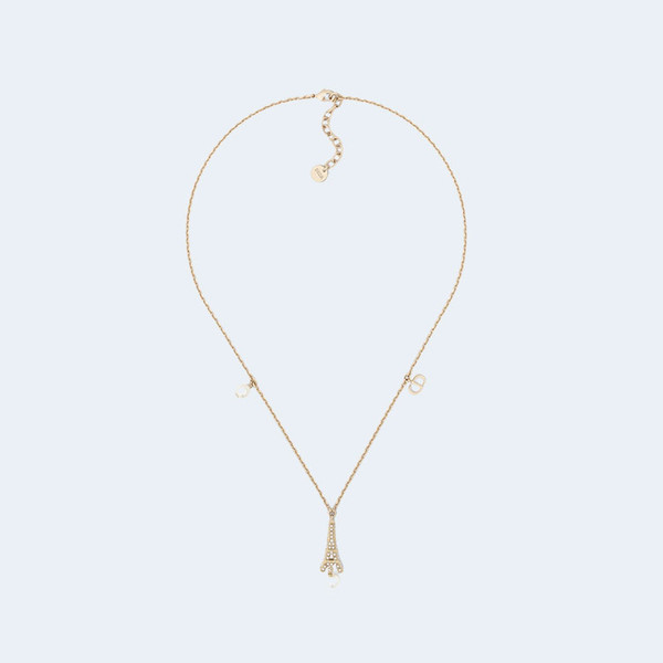 디올 플랜 드 파리 골드 피니시 목걸이