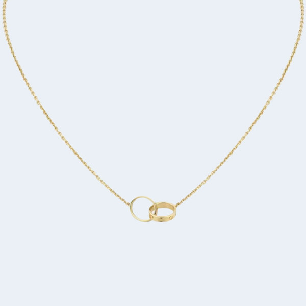 까르띠에 러브 옐로우 골드 다이아몬드 목걸이 B7212400