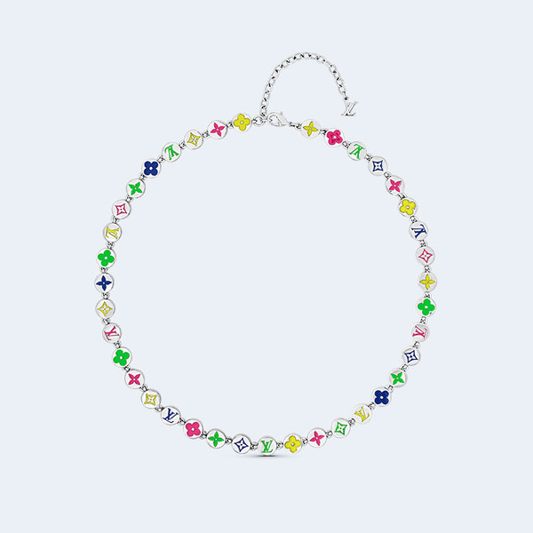 루이비통 모노그램 컬러스 멀티 컬러 목걸이 M01266