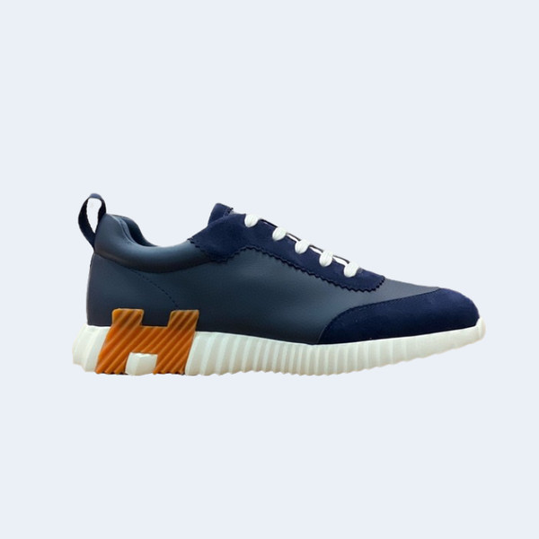 에르메스 바운싱 카프스킨 스웨이드 느와르 네이비