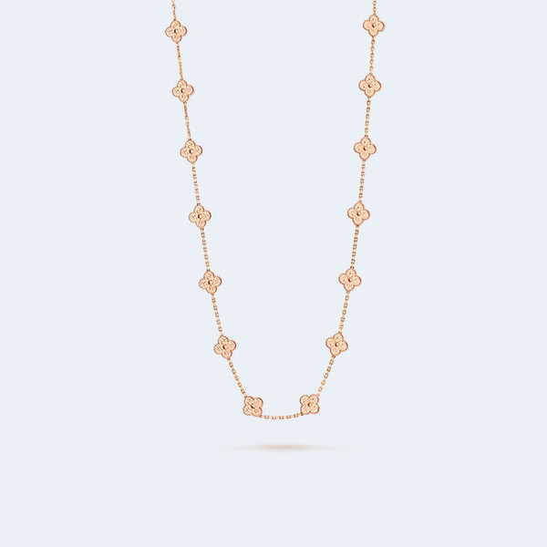 반클리프 빈티지 알함브라 20 모티브 롱 목걸이