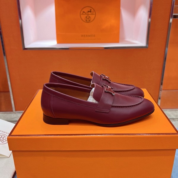 에르메스 파리 여성 로퍼 마젠타