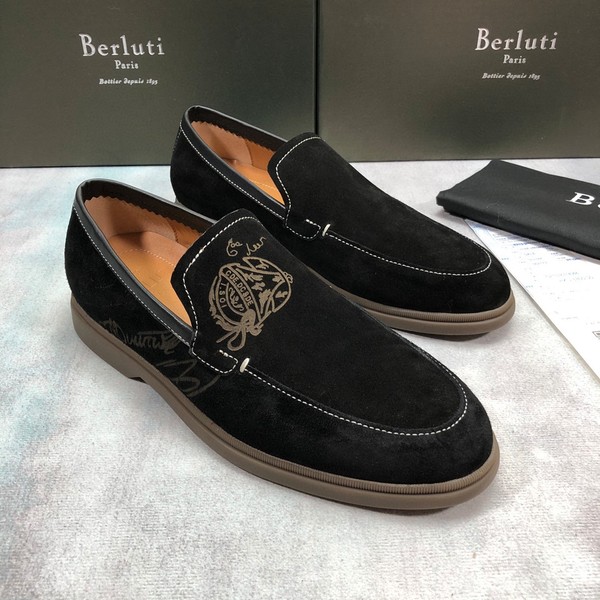 벨루티 드라이브 캐모시오 레더 블랙