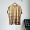 버버리 그라데이션 체크 티셔츠