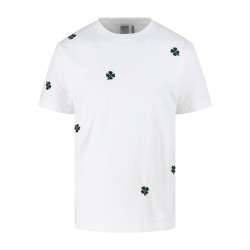 디올 멀티 크로버 자수 티셔츠