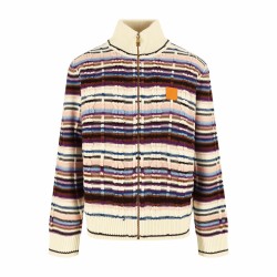 루이비통 스트라이프드 케이블 니트