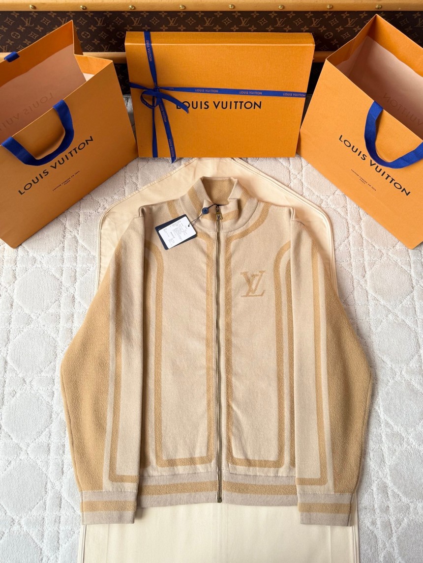 루이비통 니트 트랙 톱