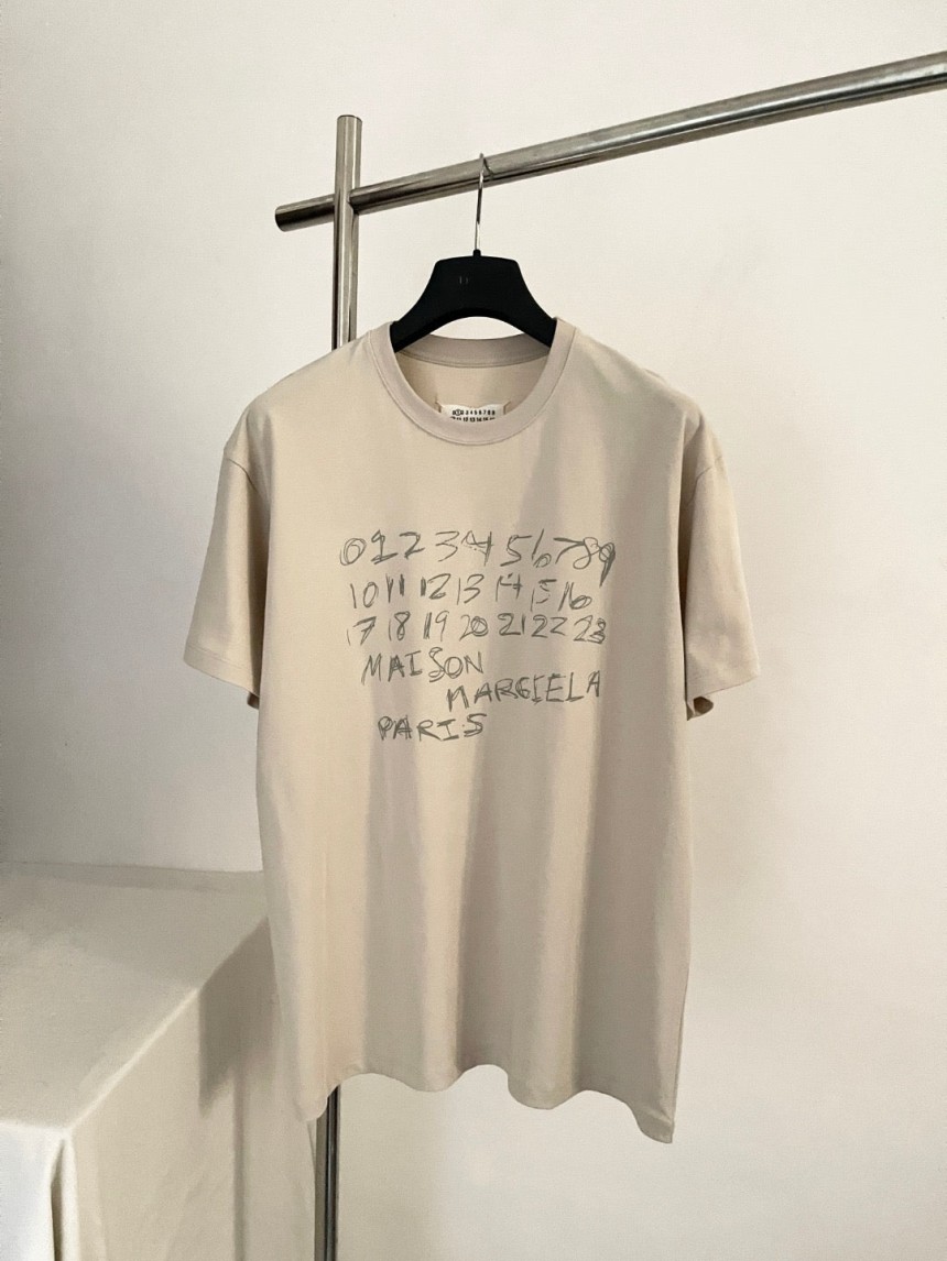 메종마르지엘라 뉴메리컬 티셔츠