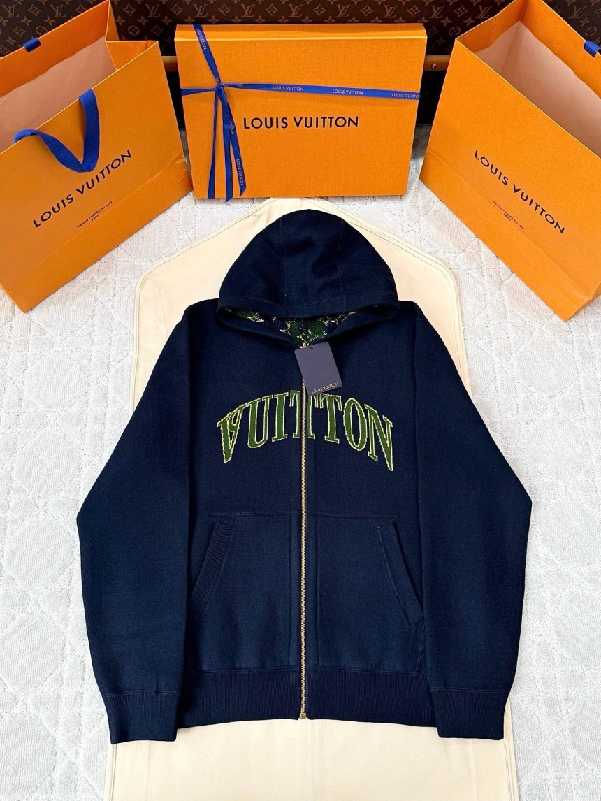 루이비통 모노그램 더블 페이스 리버서블 후디