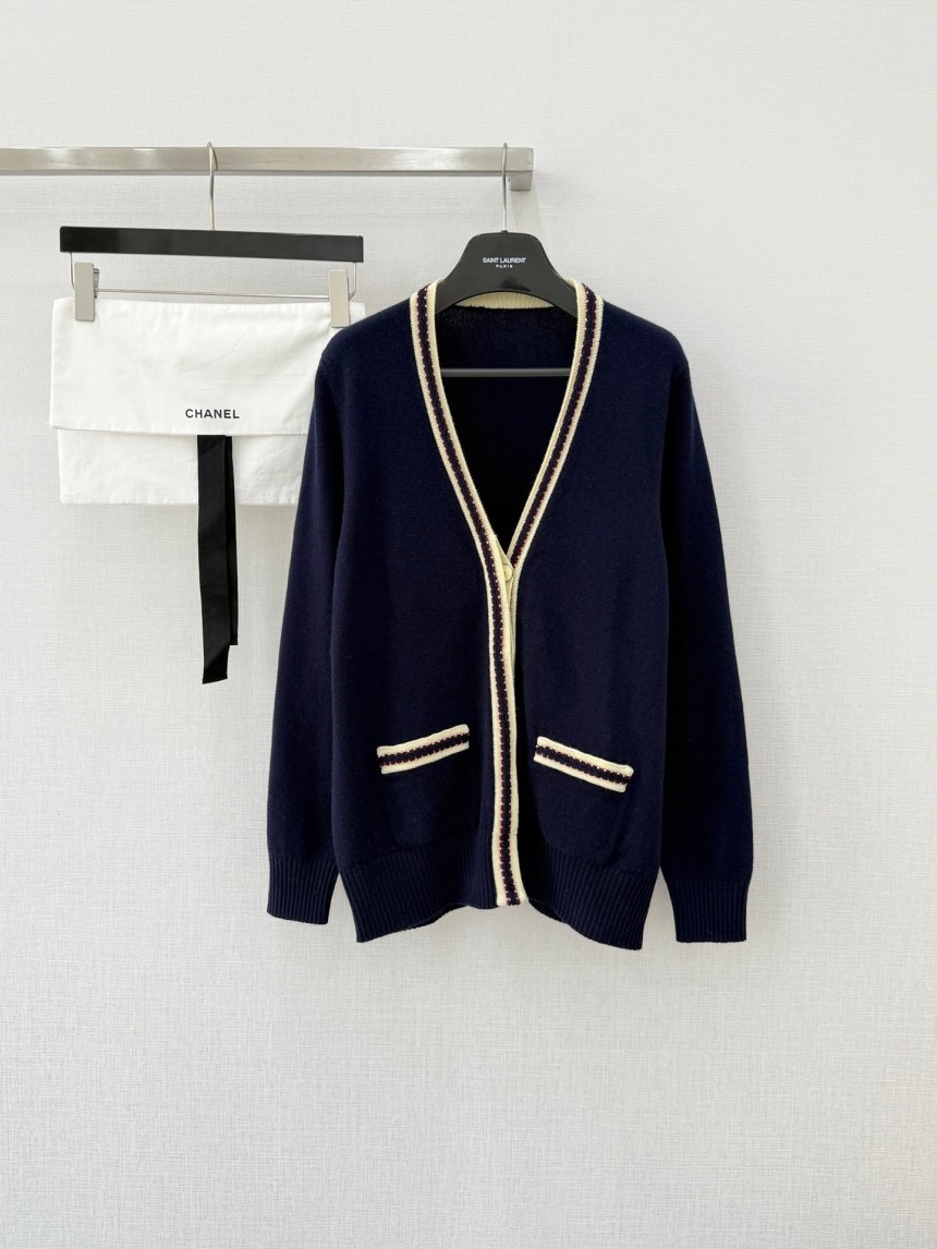 샤넬 CC로고 캐시미어 가디건