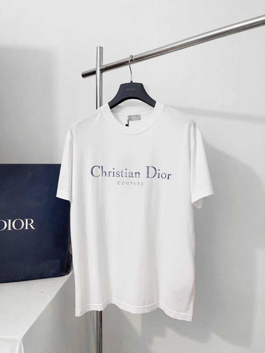 디올 꾸뛰르 반소매 티셔츠