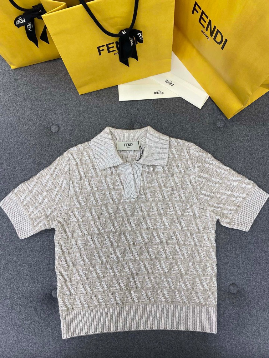 펜디 FF 로고 울 셋업