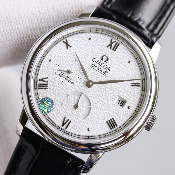 오메가 de ville  화이트 39mm