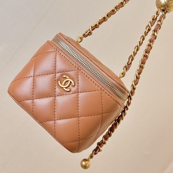 샤넬 스몰 체인 코스메틱 랩스킨 (정품 퀄)