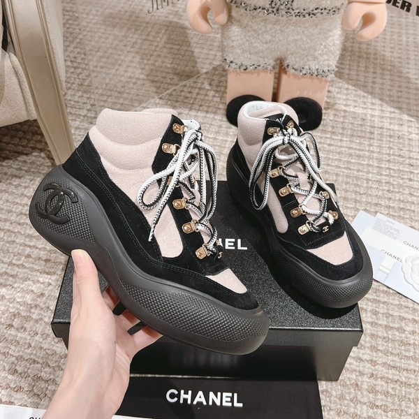 샤넬 23K 레이스업 하이탑 스니커즈