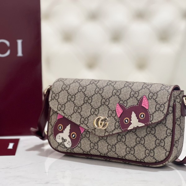 구찌 캣 GG 미니 숄더백