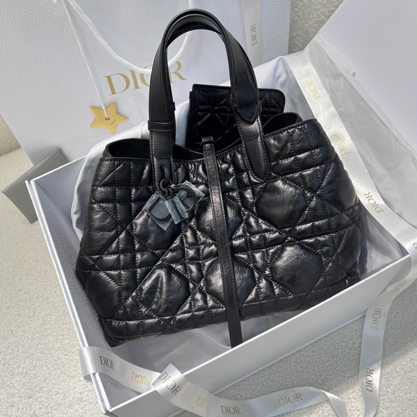 디올 뚜주흐백 미디엄 블랙