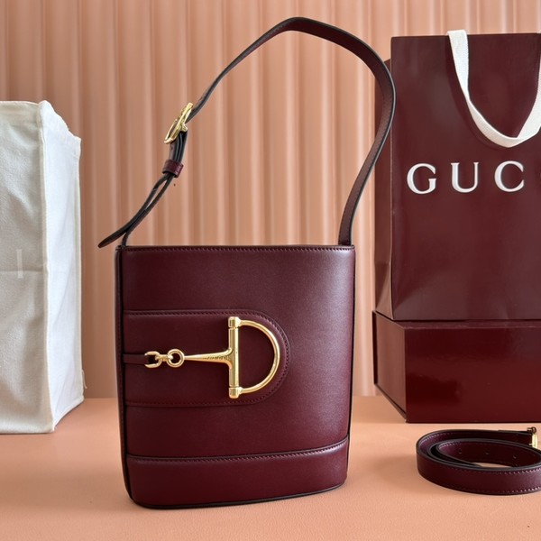 구찌 73 미니 버킷백 블랙 833665