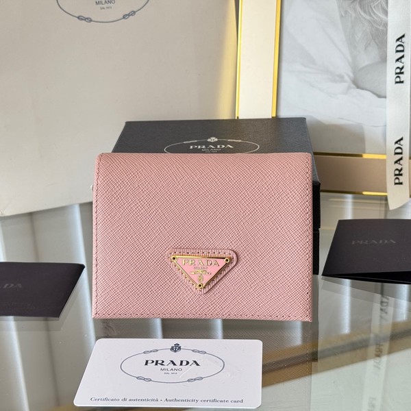 프라다 1M0204 사피아노 삼각로고 반지갑