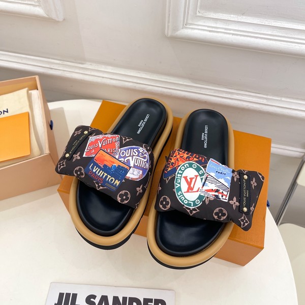 루이비통 슬리퍼 풀 필로우 컴포트 뮬