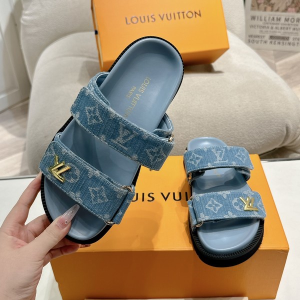 루이비통 LV 선셋 샌들 뮬