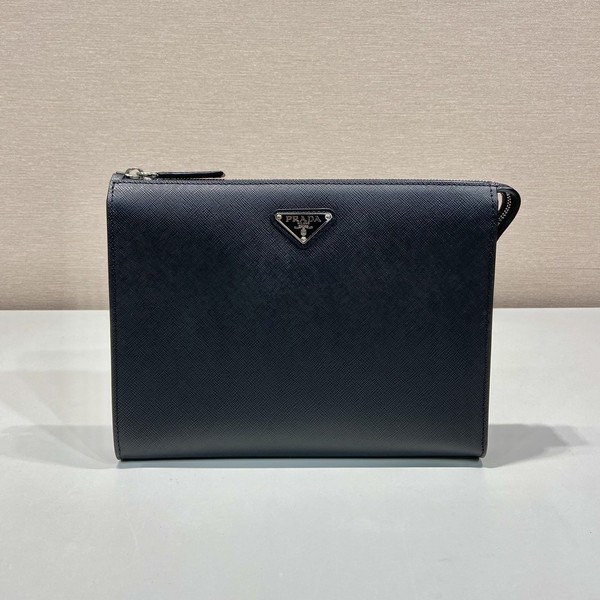 프라다 사피아노 삼각 로고 클러치백 2VF030