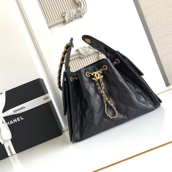 샤넬 25C 샤이니 캐비어 호보 AS5293