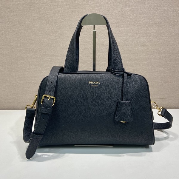 프라다 25FW 로고 프린팅 레더 토트백 1BB148