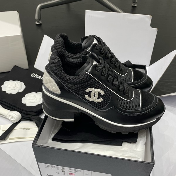 샤넬 25FW 25K 통굽 힐 스니커즈