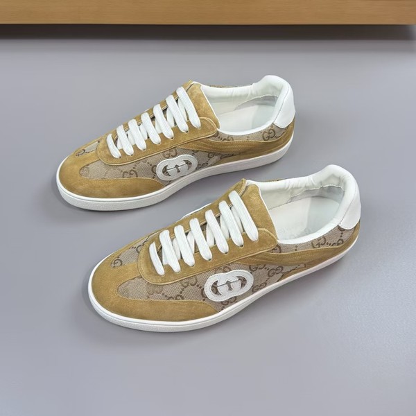 구찌 G75 스웨이드 레더 스니커즈 791742