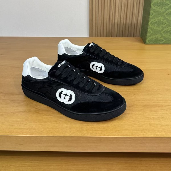구찌 G75 스웨이드 레더 스니커즈 791742
