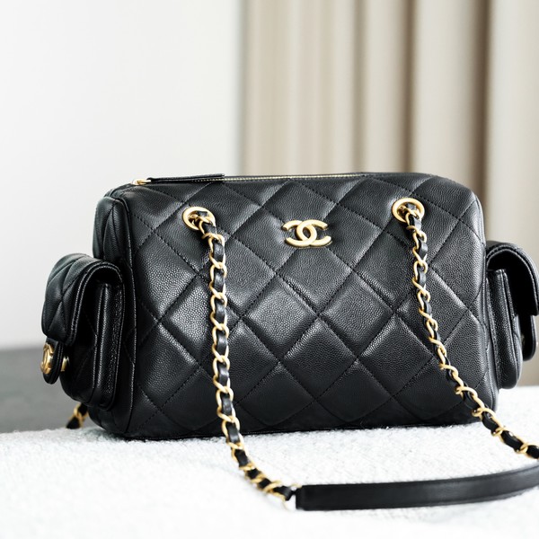 샤넬 25FW 25K 볼링백 스몰 체인 AS5792