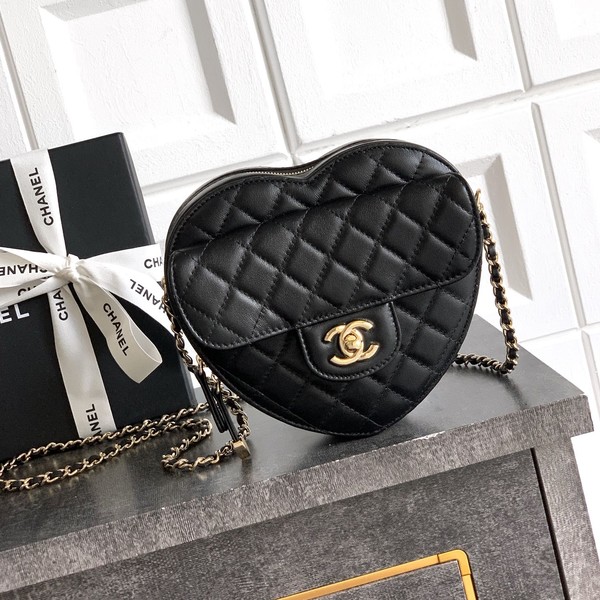 샤넬 하트백 라지 체인크로스 AS3191