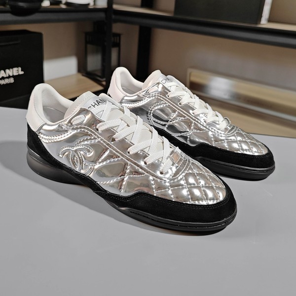 샤넬 CC 로고 퀄팅 라미네이트 레더 G47008