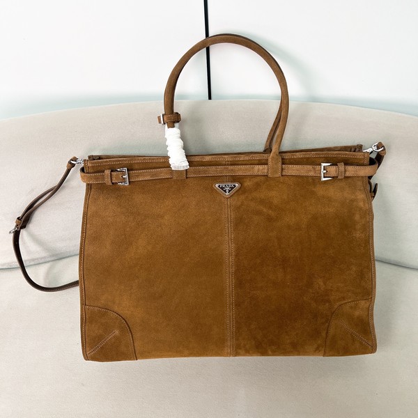 프라다 스웨이드  토트백 2VG128