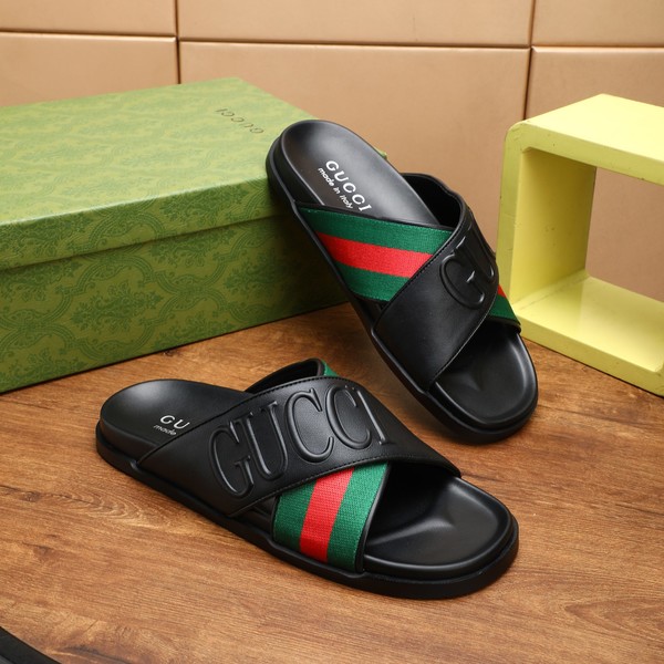 구찌 남성용 GG 모티프 슬리퍼