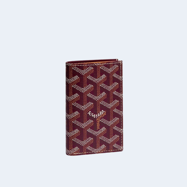 고야드 생피에르 카드 홀더 버건디