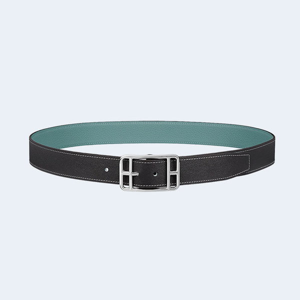 에르메스 카페 코드 32 리버서블 블루 32mm