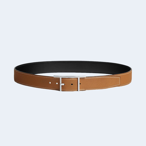 에르메스 쿠엔틴 리버서블 벨트 브라운 32mm