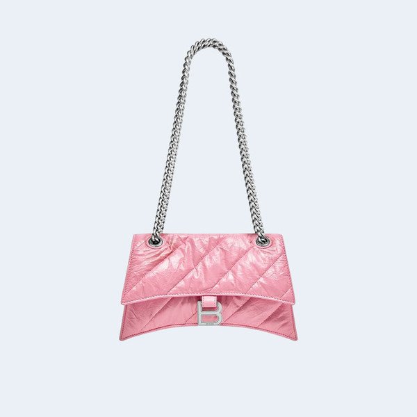 발렌시아가 아워글래스 크러쉬 미디엄 핑크