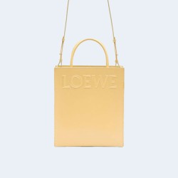 로에베 스탠다드 A4 토트 백 옐로우