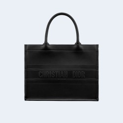 디올 북 토트 레더 라지 핸드백