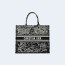 디올 별자리 캔버스 북 토트 라지 백