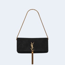 생로랑 케이트 바게트 백 블랙