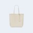 생로랑 노스트 사우스 쇼핑백 화이트