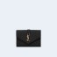 생로랑 엔벨로프 스몰 지갑 블랙 골드