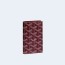 고야드 생피에르 카드 홀더 버건디